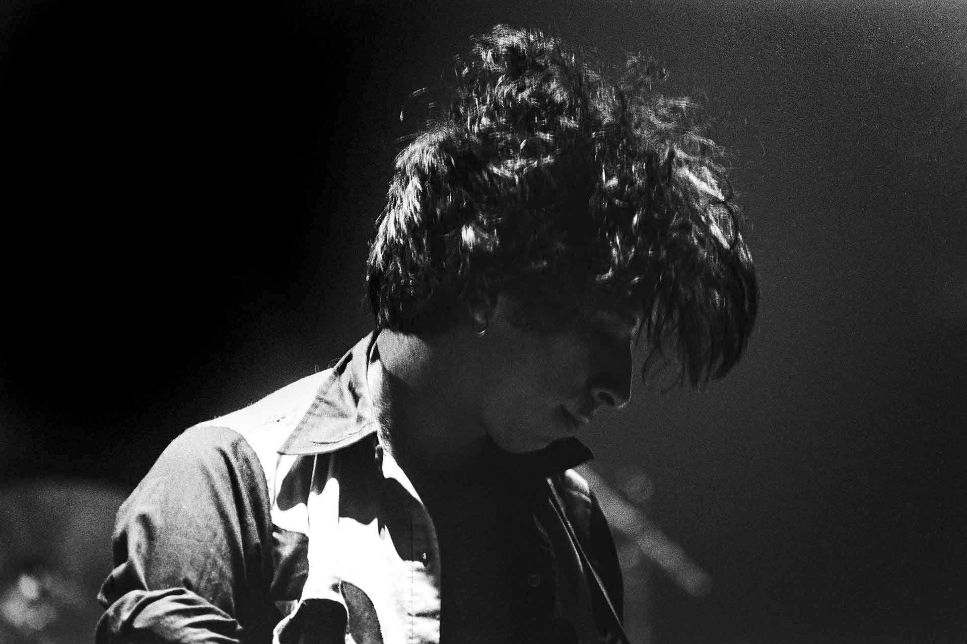 Live photos of experimental New Wave, Noise, Post-Punk, Industrial en Avantgarde bands inge-bekkers-photography-gun-club-pandora_1984-live-alternative-bands-0878-fotografie